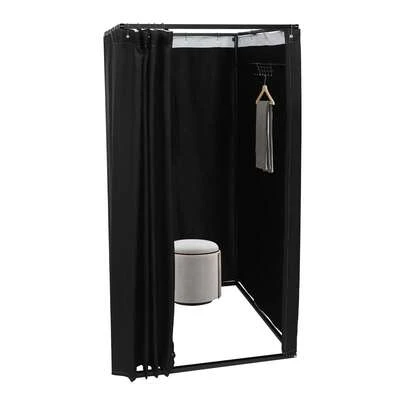  TFCFL Portable Clothing Store Fitting Room, 39.37*39.37*78.74in Clothing Store Fitting Room, Dressing Room Fitting Room For Clothing Shops, Shopping Malls, Offices, Bedrooms, And Dormitories
