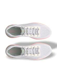 Under Armour Sneakers W HOVR 6-WHITE_PINK - White/OliveTint/GroveGreen - View 3