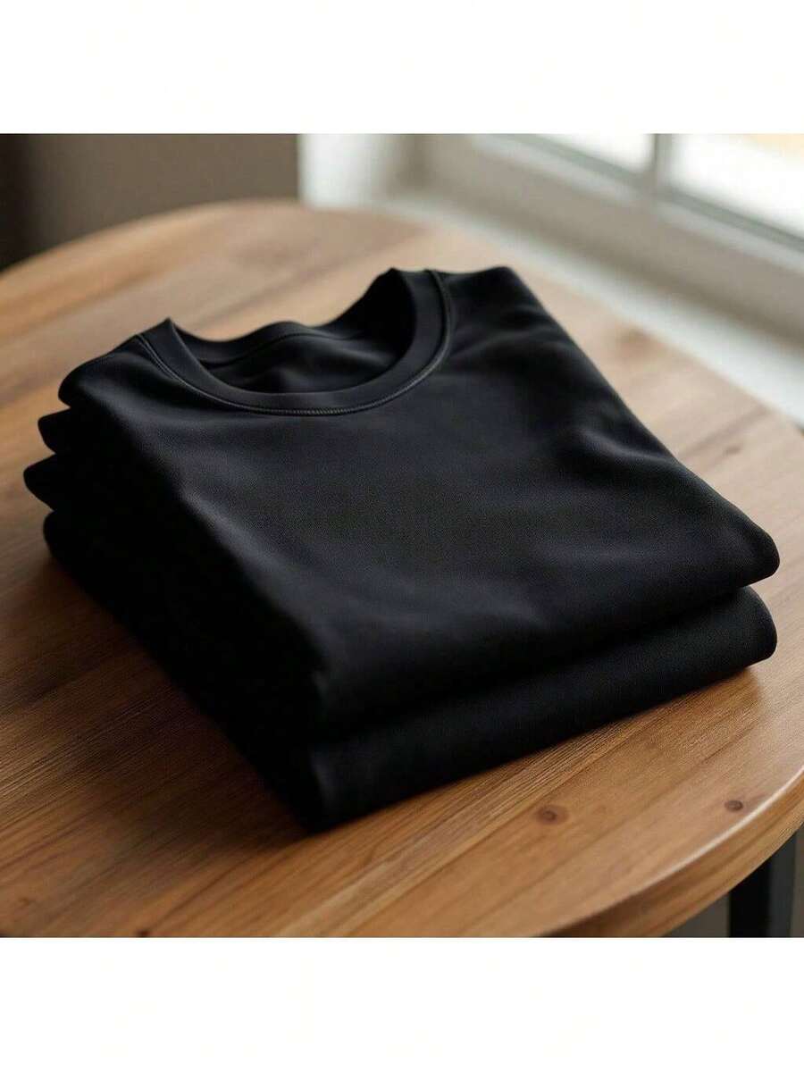 Kit 5 Men's Basic Polo Collar Shirts In Cotton Piquet T-Shirt - 基本款 黑色 - 查看 1