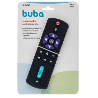 Mordedor Controle Remoto Buba Bebê Macio