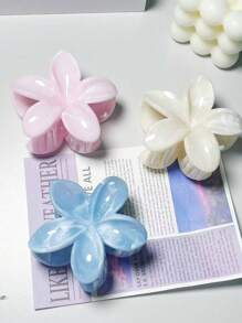 3 pezzi/5 pezzi Fermagli per capelli con texture in marmo puro a forma di margherita, stile coreano, accessori per capelli a forma di fiore per donne con capelli sottili, accessori per capelli, fermagli per capelli, pinze per capelli, molletta per capelli, morsetti per capelli, accessori da spiaggia