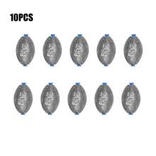 Egg Lead Fishing Weights Kit Drop Bass Weights Sinker Tackle Saltwater Casting Fishing Sinkers Set Oval Freshwater
