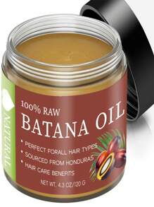 Aceite para el cabello Batana de Honduras - Tratamiento alisador y humectante para cabello seco, para hidratar el cabelludo y el cuidado del cabello, apto para todo tipo de cabello - 4.3oz/120G