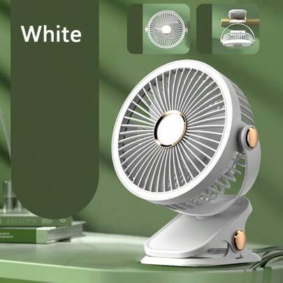 Fan USB Charging Clip Fan Portable Home Lighting Desktop Air Recirculation Fan