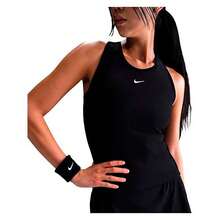 Nike Women's Casual Versatile Crew Neck Tank Top, Dri-Fit - Black - View 3