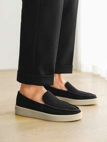 Giày lười đế mềm chất lượng cao dành cho nam, giày lười cổ điển thoáng khí, giày lười cổ thấp đa năng cho mọi mùa, phong cách Old Money Chic mùa thu - Nhiều màu - Xem 13