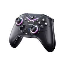 PHILIPS Controlador de juego DLK5070 Panel magnético extraíble Giroscopio de seis ejes incorporado Sensación suave Antivibración estable Cambio de modo flexible Gatillo Hall doble Gris y negro - Gris negro - Ver 1