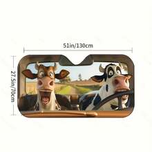 Premium Car Windshield Sun Shade - Instant Sun Protector For Dashboard, Car Sun Shade For Windshield - Foldable UV Protection Sunshade For Cars, Universal Fit - Dog a - View 2