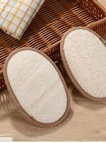 Natürlicher Peeling-Badeschwamm - Badezimmer, Spa und Massage Handgriff Körperpeeling - Weiches und haltbares schnell-trocknendes Design, Gesichtsreinigung und Bad für Männer und Frauen, Peeling-Loofah Badetuch, perfekt zum Baden