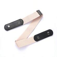 1/2/4条装弹力腰带，可调节无扣腰带，适合搭配牛仔裤和休闲裤，男女通用，隐形弹力腰带，塑形腰带 - 无扣舒适，可调节弹力，完美搭配牛仔裤和休闲裤 - 凸显身材曲线，复古弹力腰带 - 无扣，隐形贴合，男女通用，舒适弹力，均码 - 彩色 - 查看 22