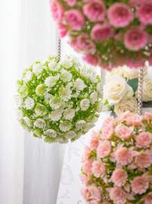 Artificial Boxwood Grass Balls,Simulation Garden Grass Balls,Flower Balls,17cm,6.7inch,Pink,Autumn,Pool Decoration,Wedding Decoration,Mother's Day Decoration,Bright Colour,Easy To Remove,Can Be Used For 1-3 Years,No Need To Take Care Of It,Office Living Room Bedroom Dining Room Decoration,Party Wedding Garden Decoration,Home Decoration,Party School Dormitory Decoration