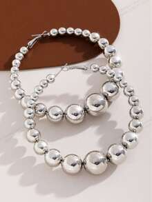 1 件优雅百搭串珠耳环，适合送给女孩和女士的礼物