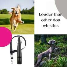 Dog Training Whistle, Dog Recall Whistle, Long Distance Loud Sound, Outdoor Dog Training Whistle With Lanyard, Black, Suitable For Most Dog Breeds - Multicolor - View 9