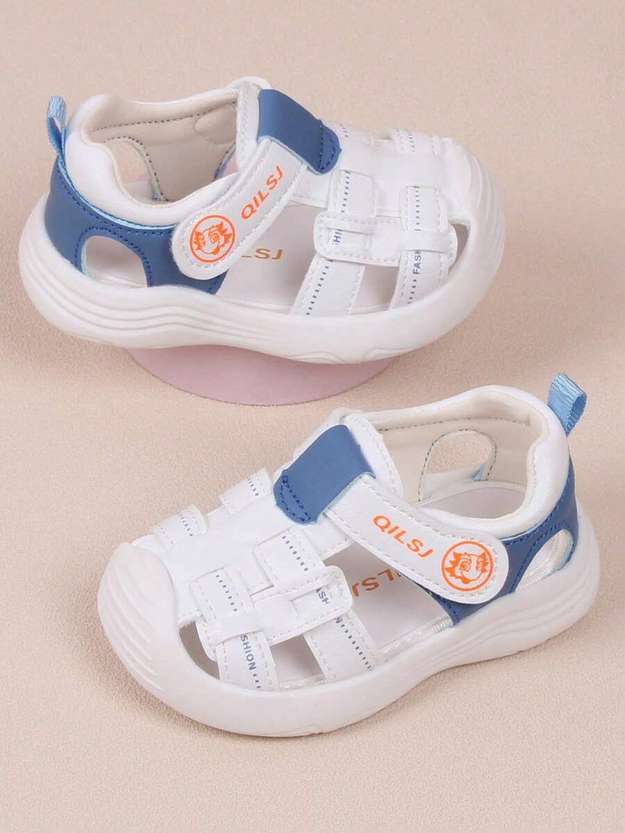 幼儿软底封闭式趾防滑透气凉鞋，夏季 - 白色 - 查看 1