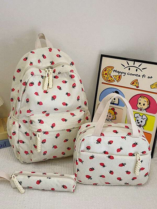 حقيبة ظهر زهرية متعددة الاستخدامات للمرأة، مقاومة للماء، حقيبة مدرسية عيد الحب