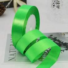 Rainbow Ribbon Solid Series 10 Colors Double Sided Satin Ribbon Used For Gift Packaging, Happy Birthday Party Decoration, Wedding Decoration, And Bouquet Decoration