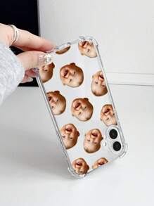 1 pieza Funda de teléfono de cristal personalizada compatible con IPhone 15 Pro Max/ S24 Ultra/Redmi//OnePlus y otros modelos