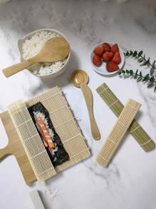 5 Stücke Sushi Roll Matte, lila Seetang Rollreis Sushi Bambusmatte, Sushi Herstellungswerkzeug