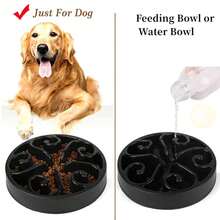 Pet Dog Slow Feeder Bowl Fun Non Slip Anti-Gulping Slower Feeding Dishes Dog Bowl For Large Medium Small Dogs Puppy