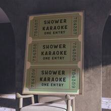 1 Pc Canvas Painting,Shower, Karaoke, Entry Tickets, Framed Poster, Chair,Wood Framed Painting (1) Thickness 2.5 Cm/ 1 Inch-Home Decoration For All Occasions,Ideal New Year, Valentine's Day,Thanksgiving,Easter,Christmas Gift,Room Decoration Aesthetic,Wall Decoration Art,Perfect Gift,Autumn And Winter Wall Decoration,Living Room Decoration, Bedroom Decoration, Kitchen Decoration, Entry Decoration, Bathroom Decoration, Direct Wall Painting, High Quality Wall Painting Poster,Modern Home Decoration Stretched And Framed Ready To Hang - 黑色 - 查看 2