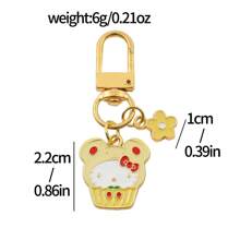 Sanrio Sanrio 1PC/5PCS Hello Kitty Keychains, Cute Cartoon Keychains, Party Gifts, Bag Pendants, Clothing Decoration Pendants For Daily Wear And Gifts