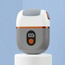 Lima eléctrica recargable para pies, 3 cabezales de molienda reemplazables, cabezal grueso para pulido basto, recargable por USB, portátil y fácil de usar, cuidado de la piel, apto para piel agrietada y seca