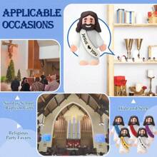 10/20pcs Mini Jesus Doll Jesus Love You Jesus Toys Small Jesus Doll Hide And Seek Sunday Party Favor Gifts (Random Colors) Miniature Jesus,Christian Toys,Small Toys,Christian Toys,Party Favors,Jesus,Toys,Jesus Gift,Jesus Stuffie,Miniature Jesus,Jesus,Mini Jesus,Christian Stuff,Jesus,Christian Stuff,Mini Jesus