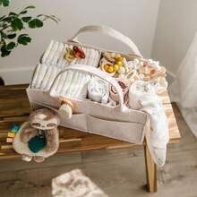 3mm Thick Small Felt Diaper Bag, New Mom Handbag, Baby Felt Diaper Storage Bag