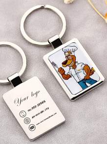 1pc Personalised Personalised First Home Keyrings, New Home Keyrings, House Keyrings Set, Wooden Keyrings, New Homeowners, New House Gift, House Keychains,Valentine's Day Custom Photo Wedding Gift Keychain, Personalised Wedding Date Photo Keychain,Personalised Gift