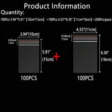 100 piezas Bolsas de plástico resellables de 4 a 30 cm, Combo de 200 piezas/300 piezas, Doble grosor de 0.062mm/2.44mil, Bolsas transparentes para joyería/regalos/aniversarios, Bolsas multifuncionales para accesorios, bolsas de almacenamiento para ropa, bolsas de vacío de plástico, bolsas transparentes autoadhesivas para envíos, viajes, almacenamiento, embalaje, regalos, cumpleaños, aniversarios, bodas