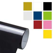 Black PU Transfer Film 12"X6ft – Perfect For DIY T-Shirts, Tote Bags And Creative Projects - Black - View 3