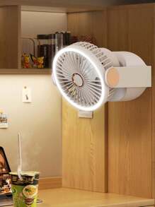 Small Desk Fan, Table Top Electric Fan With Powerful Airflow, Super Quiet Operation, Mini Portable Design For Office, Dormitory, Bedside, Long Lasting Battery Life, Cooling Accessory