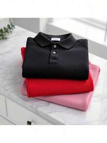 BLACK AND ROYAL Combo KIT 2 Men's Premium Slim Technological Polo Shirt - ĐEN ĐỎ - Xem 6