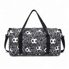 Bolsa de viaje para niños, bolsa de lona con diseño de dinosaurio para niños y niñas, bolso de fin de semana, bolsa de pijamada, bolsa de gimnasia o baile, regalo