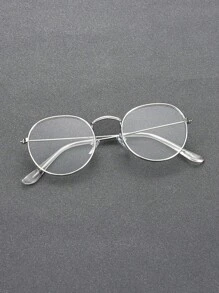 1pc Men Clear Glasses For Reading Eye Protection Daily School Life Clohing Accessories