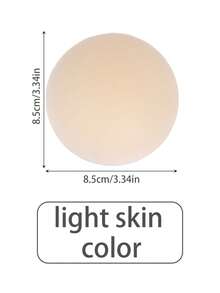 2/6 piezas Pezoneras de silicona para mujeres, pezoneras de silicona ligeras, accesorios de lencería aptos para vestidos y uso diario - Multicolor - Ver 3