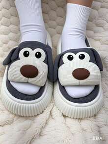 Zapatillas para perros súper gruesas, súper lindas y súper cómodas. Suelas hechas de material EVA - Gris - Ver 4