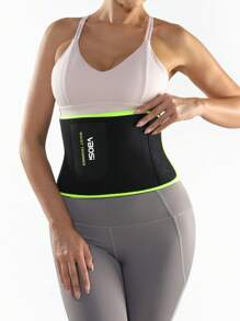 VBOSI Centură de talie din neopren unisex pentru femei și bărbați, 1 bucată - Centură reglabilă pentru slăbire, pentru susținere a abdomenului, la sală și pentru uz zilnic