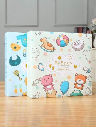 A 6-Inch 200 Grid Photo Album That Can Be Used For Writing, A Flat Backed Paper Core Pocket Style Travel Diary Photo Storage Album, Used For Travel Commemoration, Graduation Photography, Recording Exciting Moments Storage, Etc School Supplies,Back To School