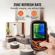 Thermal Imaging Camera, 256 X 192 IR Resolution Pocket Infrared Thermal Imager With WiFi, 25Hz Refresh Rate Thermal Camera Pocket With 3.2" Touch Screen, 0.3MP Visual Camera, -4℉-1022℉, IP54 - 256 X 192 IR - View 4
