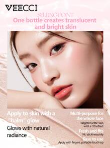 VEECCI Hydrating Stick Highlighting Stick Hydrating Natural Brightening Three-Dimensional Retouching Retouching Stick Natural Hydrated Skin