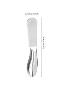 1 pieza/2 piezas/4 piezas Cuchillo para crema de acero inoxidable, cuchillo para queso, espátula para tarta, cuchillo para mantequilla, cortador de queso, herramienta de cocina para hornear
