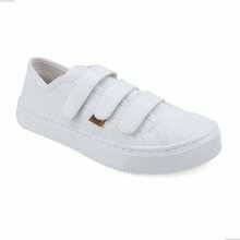 Tênis Feminino Slip On Confortável Calce Fácil Com - Branco - Visão 1