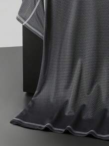 High-End Breathable Quick-Dry Casual Sports Outdoor Running Short Sleeve T-Shirt For Men, Mesh Fabric, Summer Lightweight