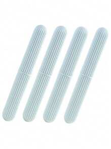 8/7/5/4/2/1pc Travel Toothbrush Case, Toothbrush Outdoor Storage Box, Travel Toiletries Storage, Storage Dust Box, Bathroom Accessories, Toiletries Tools, Beach Travel Essentials, Holiday Essentials School Supplies Travel Essentials Women's College Dormitory Travel Accessories Vacation Summer Back To School