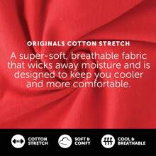 Hanes Boys' Originals Boxer Briefs, Tween Boy Underwear, Cotton Stretch, 6-Pack