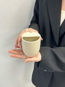 1 件北欧风格带镂空陶瓷咖啡杯，ins 美式拿铁咖啡杯，家用饮水杯，便携式旅行杯，节日礼物，生日祝福，派对用品，送给男朋友和女朋友的开学礼物