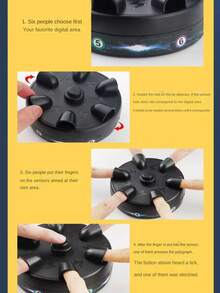 Kids 3-Finger/6-Finger, Lie Detector Toy, Finger Press Toy, Stress Relief Party Game, Boys & Girls Prank Toy, Birthday/Party Gift (May Have Slight Manual Measurement Errors)