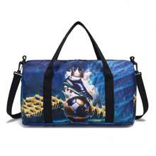 Bolsa de viaje para niños, bolsa de lona con diseño de dinosaurio para niños y niñas, bolso de fin de semana, bolsa de pijamada, bolsa de gimnasia o baile, regalo