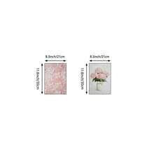 1/2 件蝴蝶结花卉墙面艺术画花卉印刷帆布画可爱花卉设计海报少女美学装饰卧室、客厅或公寓宿舍房间装饰礼物（无框） - 彩色 - 查看 15